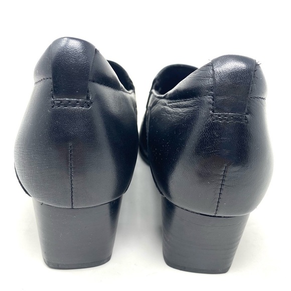 Clarks Rosalyn Nicole leather bootie black NARROW - Picture 7 of 10